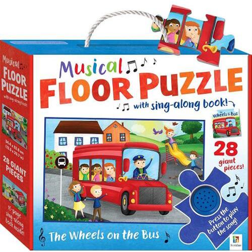 MUSICAL FLOOR PUZZLE WHEELS ON THE BUS