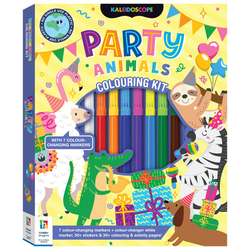 KALEIDOSCOPE COLOURING KIT: PARTY ANIMAL