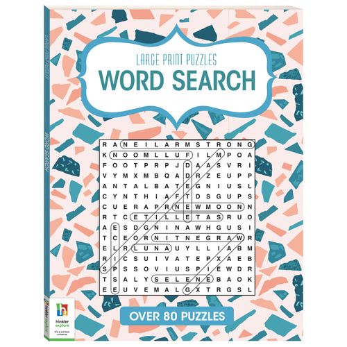 LARGE PRINT WORDSEARCH