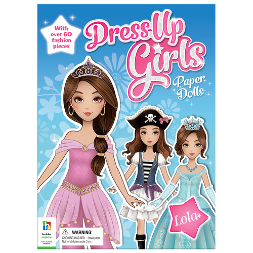 DRESS UP DOLLS ACTIVITY BOOK: BLUE