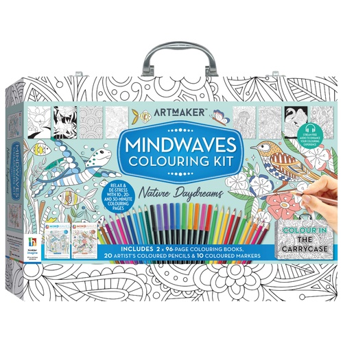 MINDWAVES COLOURING NATURE DAYDREAMS CARRY CASE