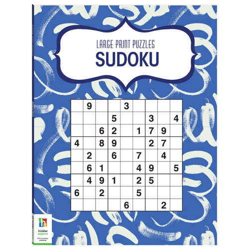 LARGE PRINT PUZZLES: SUDOKU