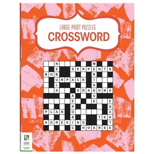 LARGE PRINT PUZZLES: CROSSWORD