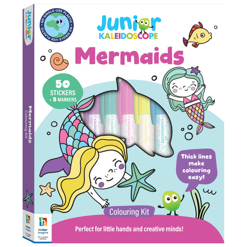 KALEIDOSCOPE COLOURING KIT: MERMAIDS JUNIOR