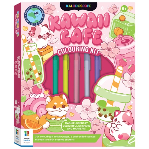 KALEIDOSCOPE COLOURING KIT: KAWAII CAFE