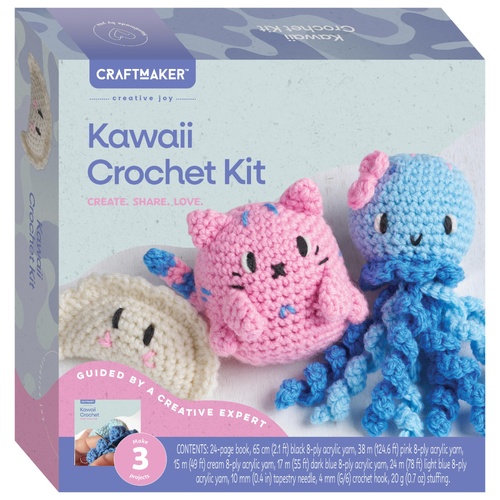 CRAFTMAKER KAWAII CROCHET KIT