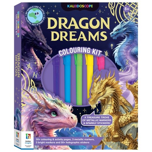 KALEIDOSCOPE COLOURING KIT: DRAGON DREAMS