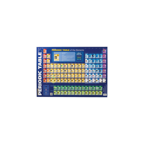 WALL CHART DOUBLE SIDED: PERIODIC TABLE