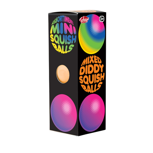 SCRUNCHEMS MIXED DIDDY SQUISH BALLS 3PK