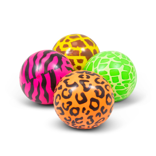 SCRUNCHEMS NEON SAFARI SQUISH BALL (2 Colours Only - Pink &amp; Green) 