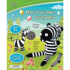 Make Your Own Sock Zebra