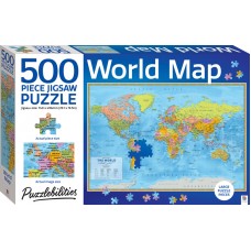 World Map 500pc