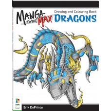 Manga To The Max Drawing & Colouring: Dragons