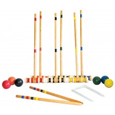 Complete Wooden Croquet Set