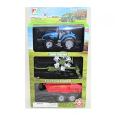 Tractor & 2 Trailer Play Set
