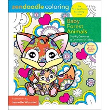 Baby Forest Animals Zendoodle Coloring