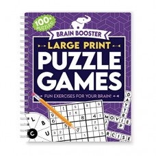 Large Print Puzzle Games (Brain Booster)