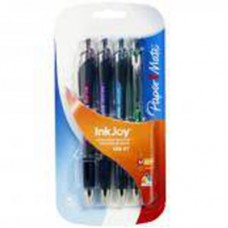 Paper Mate Inkjoy Pens - Fashion / Pack of 4 (1mm Medium Point) Assorted Colours