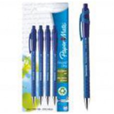 Paper Mate Flexgrip Ultra Ball Point Pens - Blue / Pack of 4 (1.0mm)
